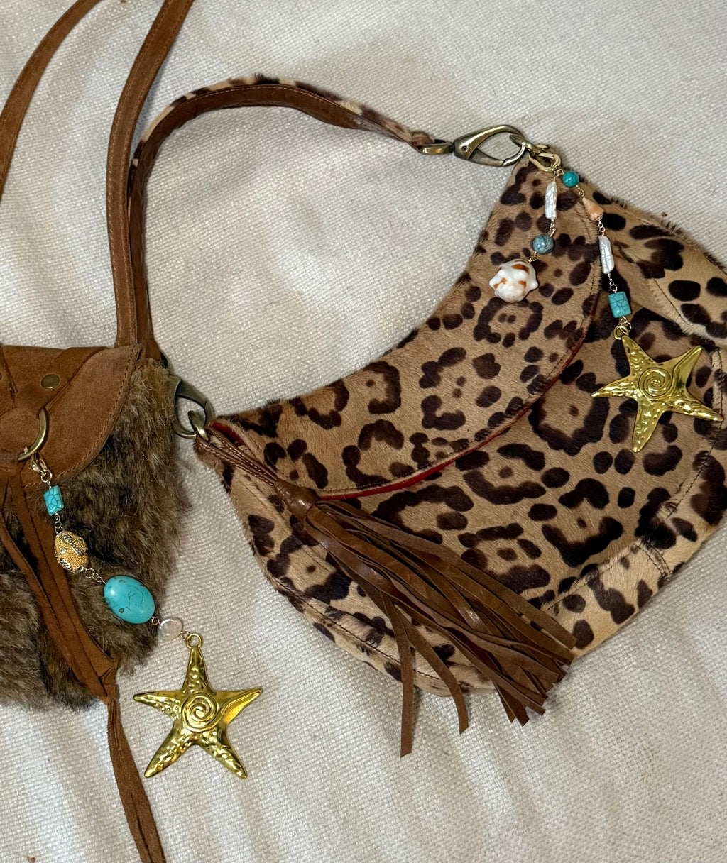 Sun Spiral Bag Charms